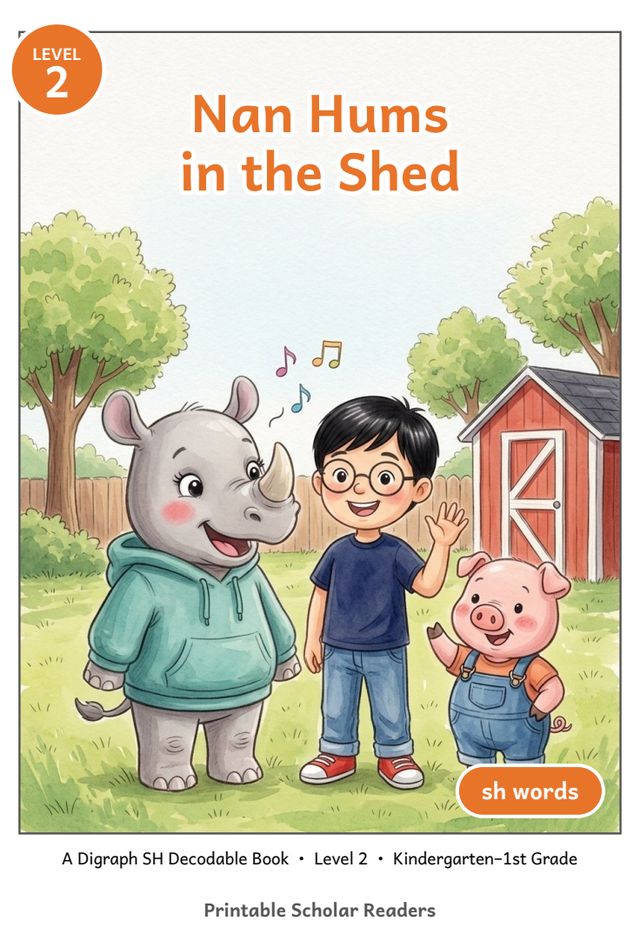 Nan Hums in the Shed mini-book cover