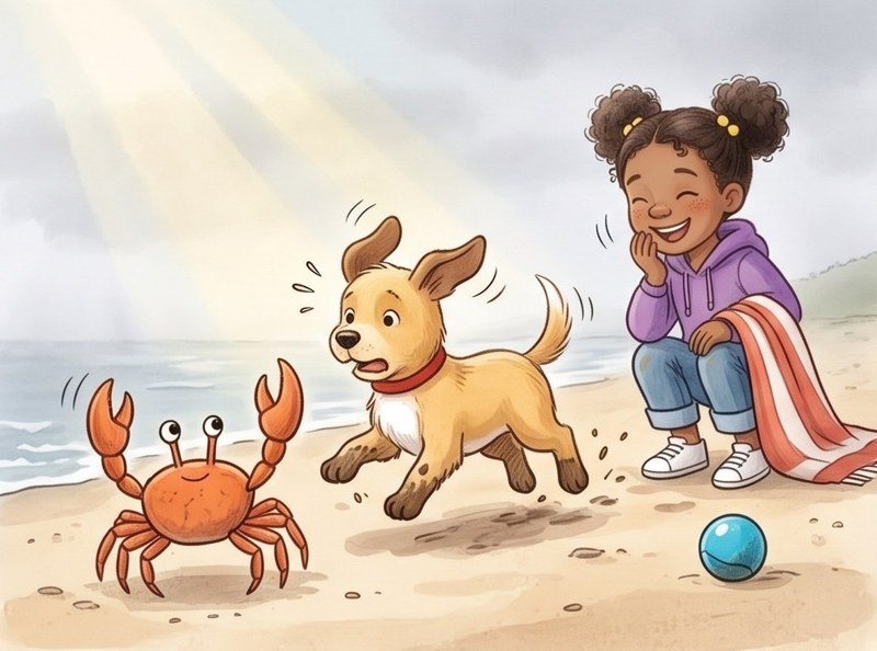 Pam and Gus at the Beach, page 7