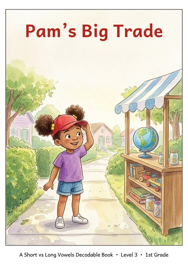 Pam's Big Trade printed mini-book cover