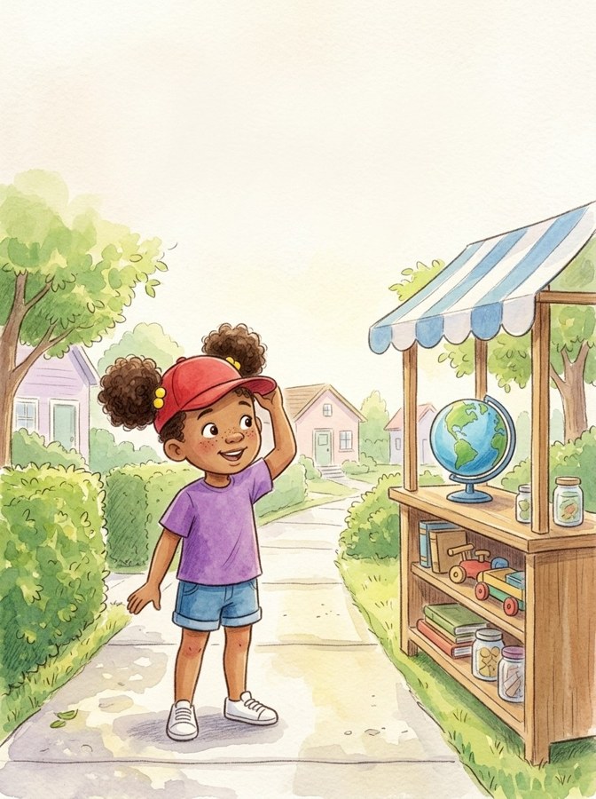 Pam's Big Trade illustrated mini-book cover