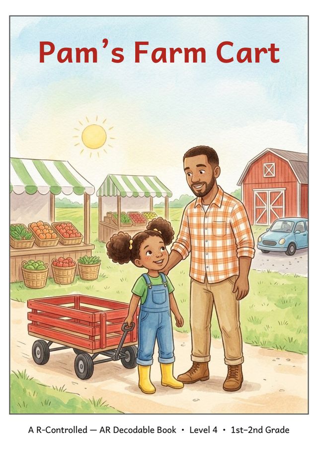 Pam's Farm Cart mini-book cover