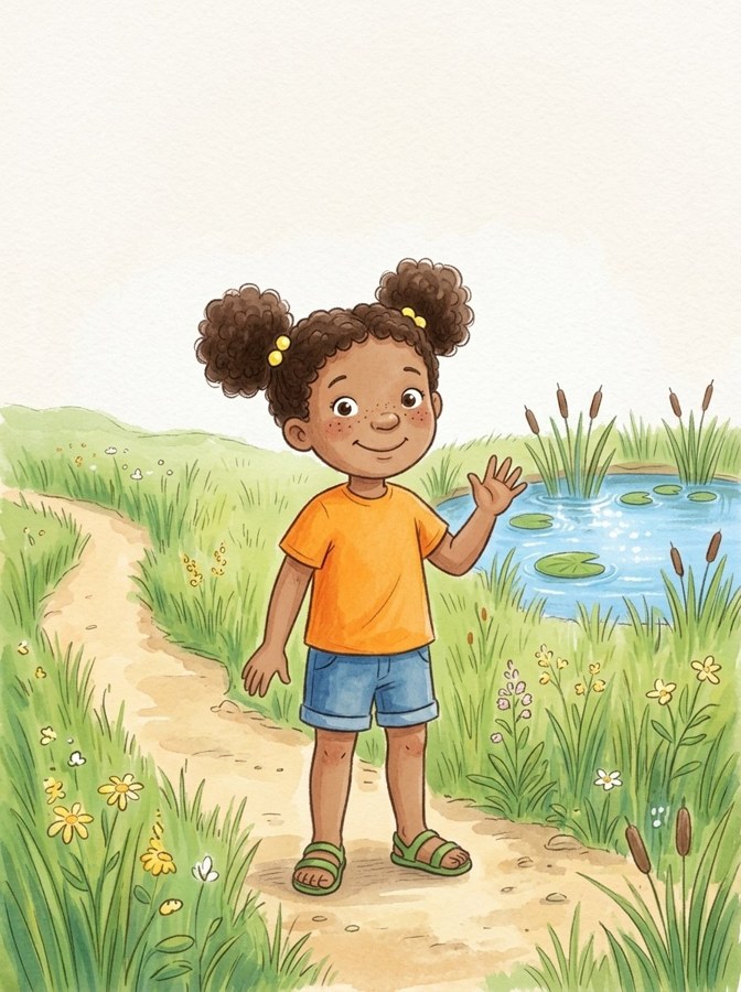 Pam's Pond Path illustration