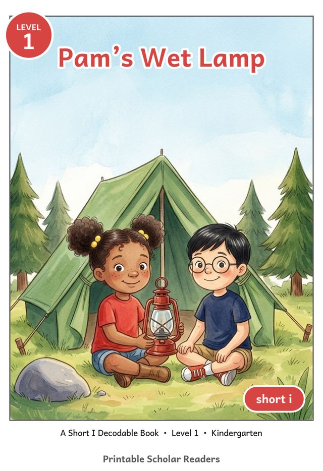 Pam's Wet Lamp printed mini-book cover