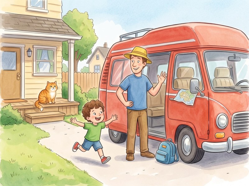 Pat in the Van, page 1