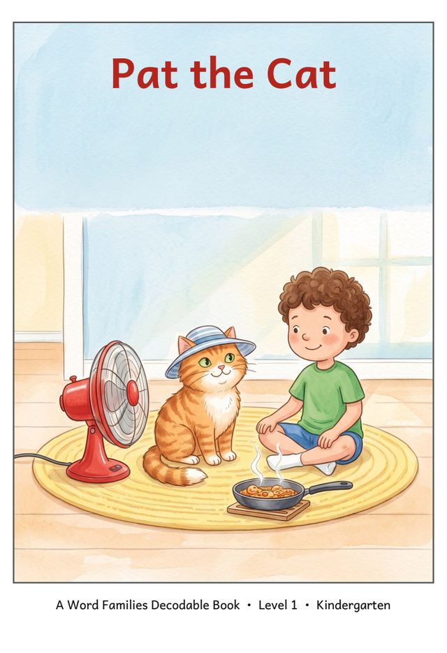 Pat the Cat mini-book cover