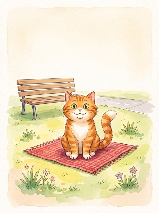 Pat's Stolen Mat illustration