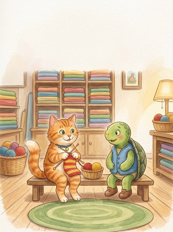 Pat's Very Long Sock illustrated mini-book cover