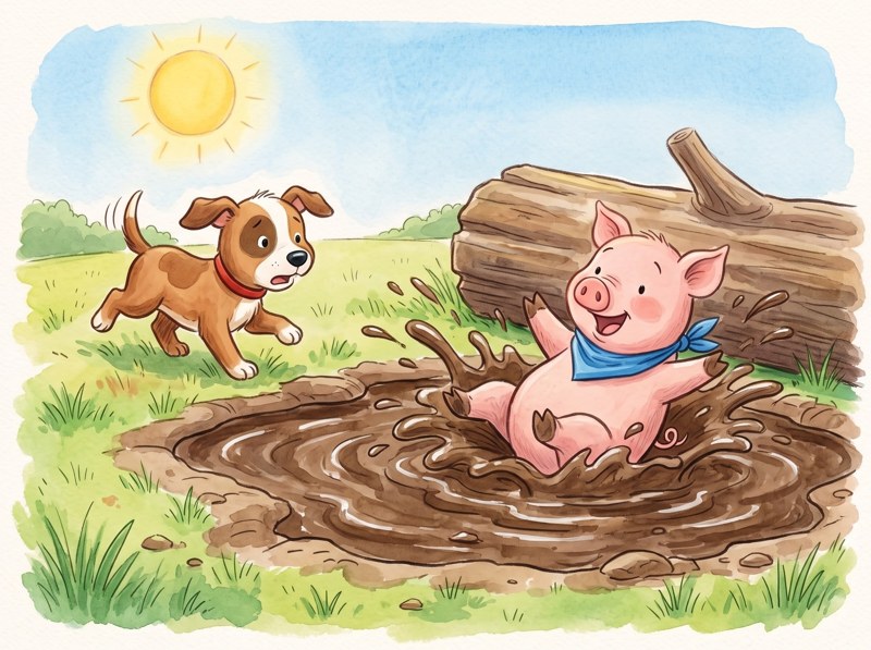 Pip in the Mud, page 3