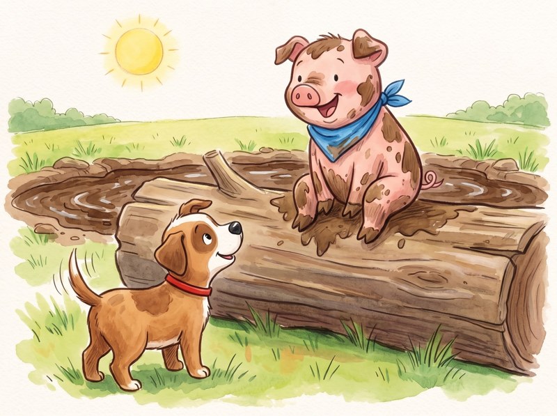Pip in the Mud, page 4