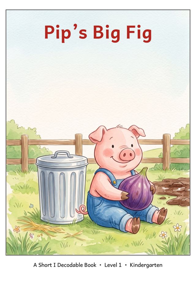 Pip's Big Fig mini-book cover