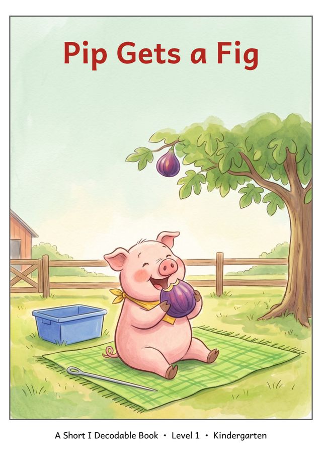 Pip Gets a Fig mini-book cover