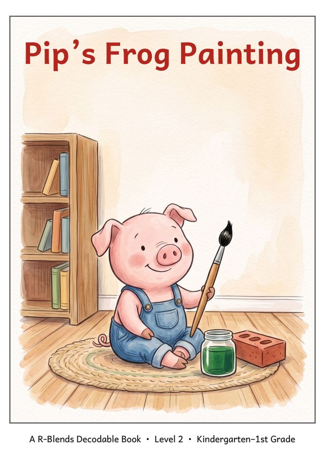 Pip's Frog Painting mini-book cover