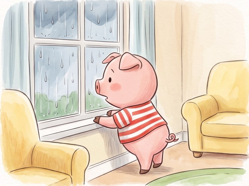 Pip's Rainy Train, page 1