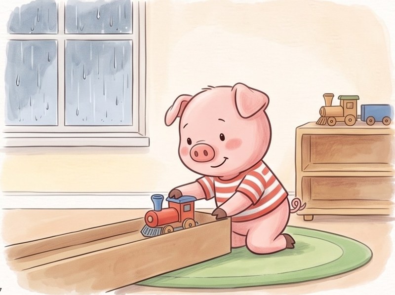 Pip's Rainy Train, page 7