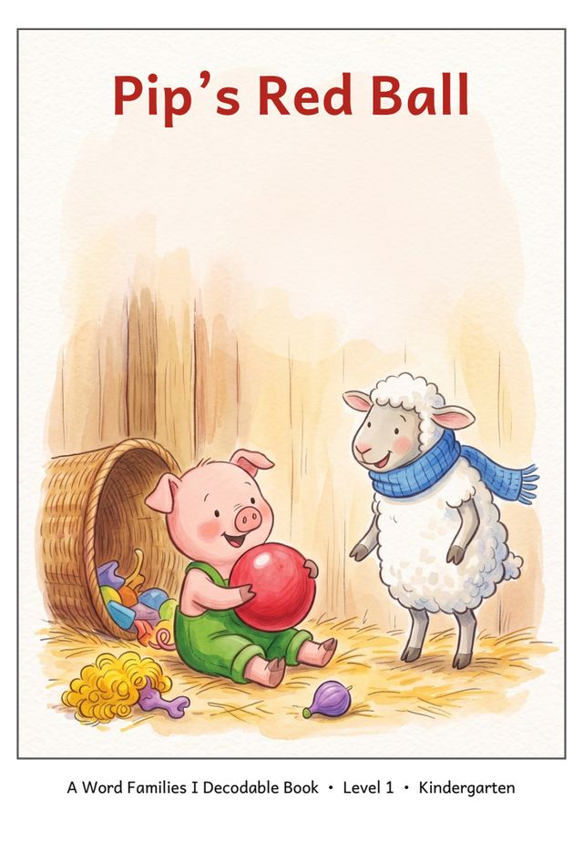 Pip's Red Ball mini-book cover