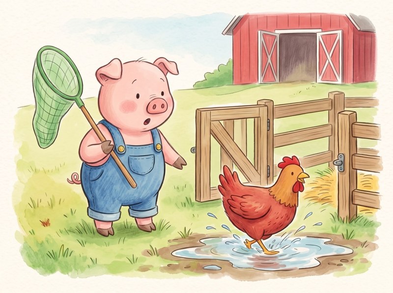 Red the Hen, page 1
