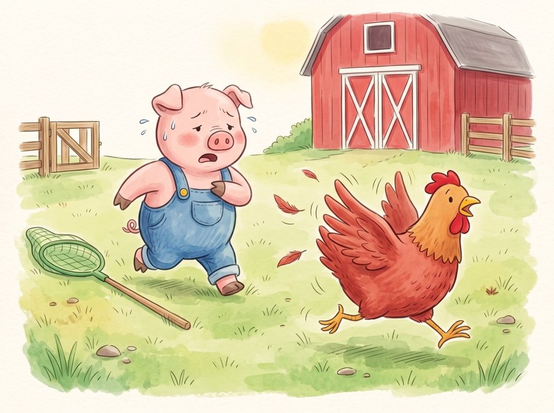 Red the Hen, page 2