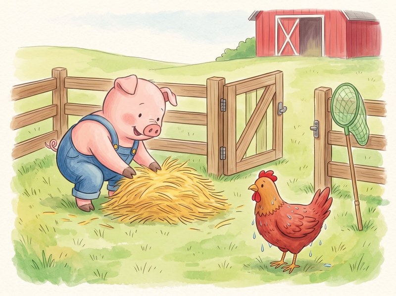 Red the Hen, page 3