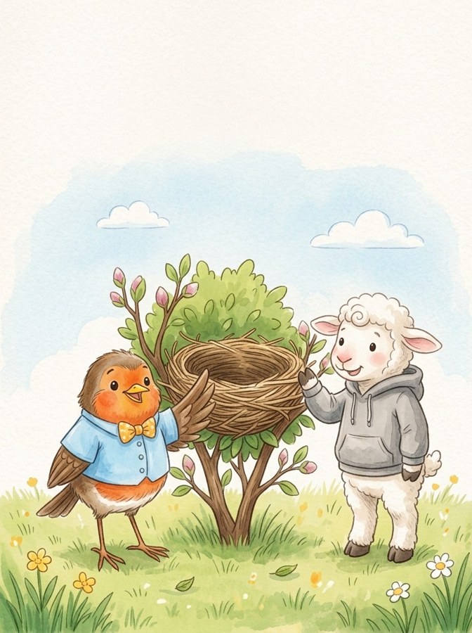 Rob's Snug Nest illustrated mini-book cover