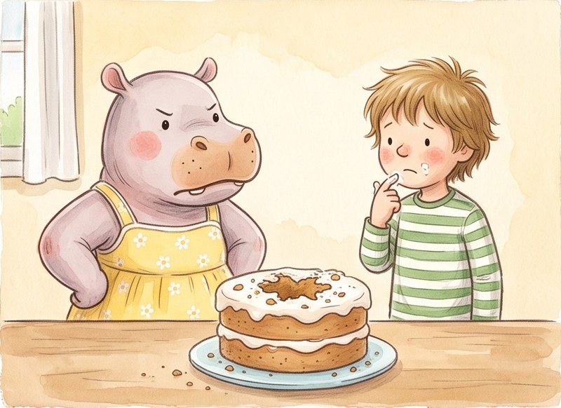 Rose Fixes the Cake, page 4