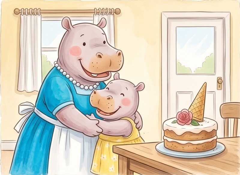 Rose Fixes the Cake, page 8
