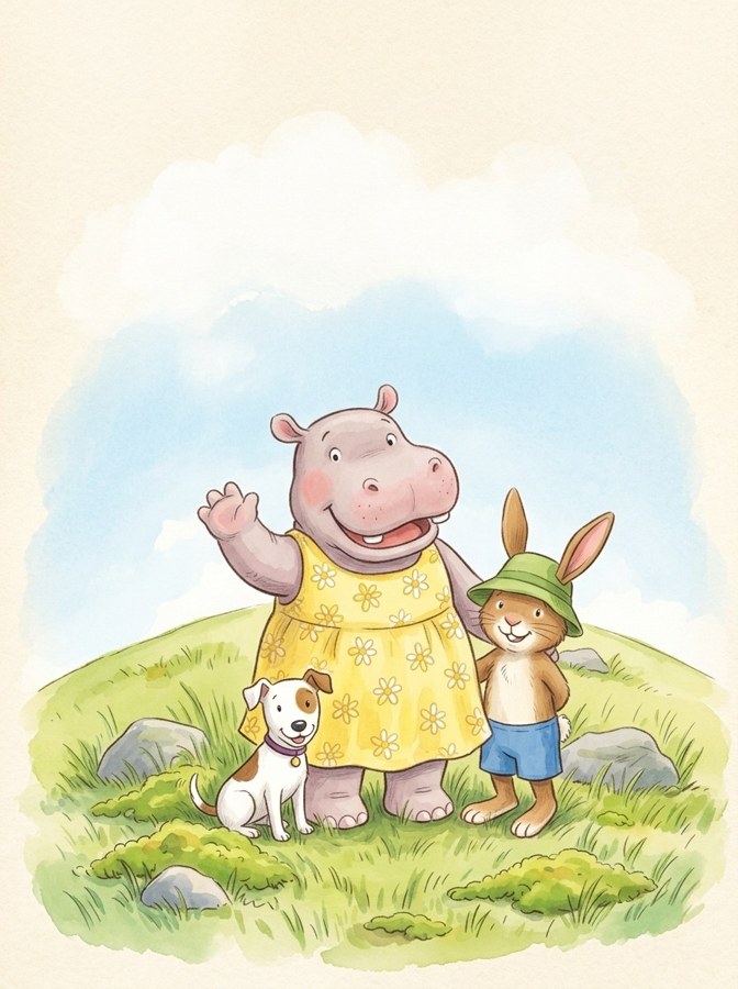 Rose the Big Rock illustrated mini-book cover