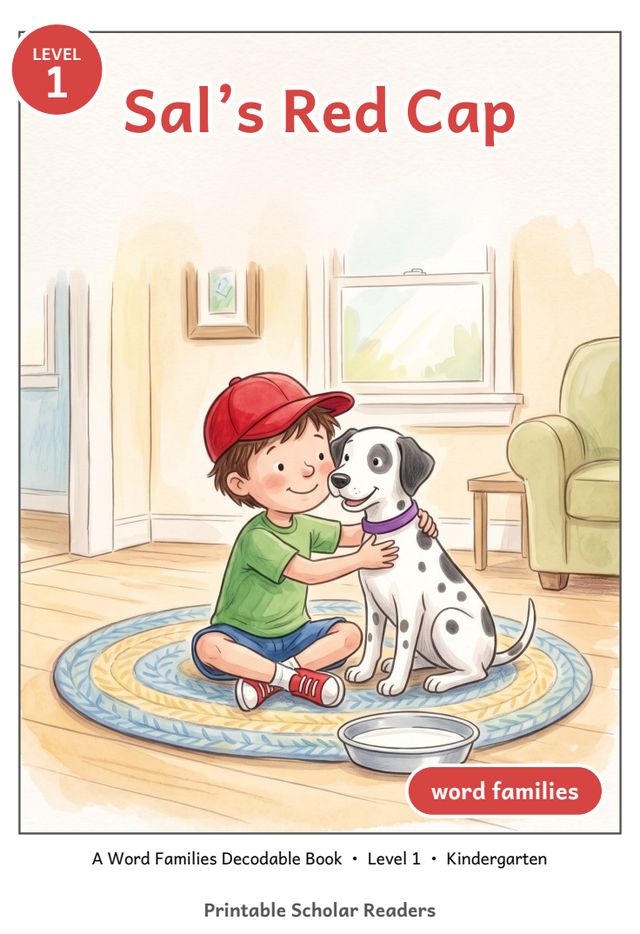 Sal's Red Cap printed mini-book cover