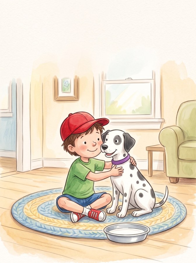 Sal's Red Cap illustration