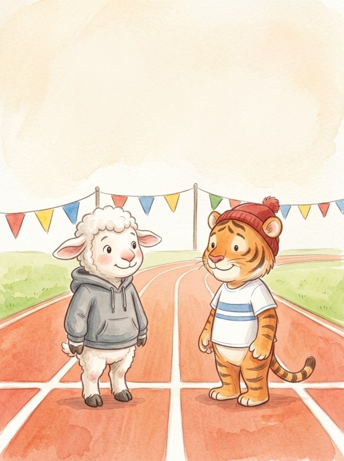 Sam Stops the Race illustrated mini-book cover