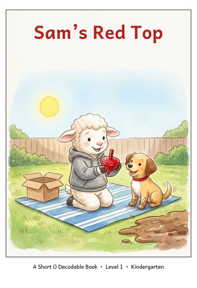 Sam's Red Top printed mini-book cover