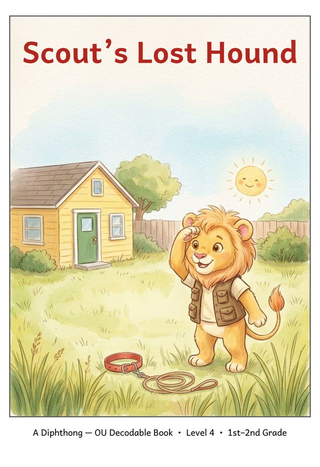 Scout's Lost Hound mini-book cover