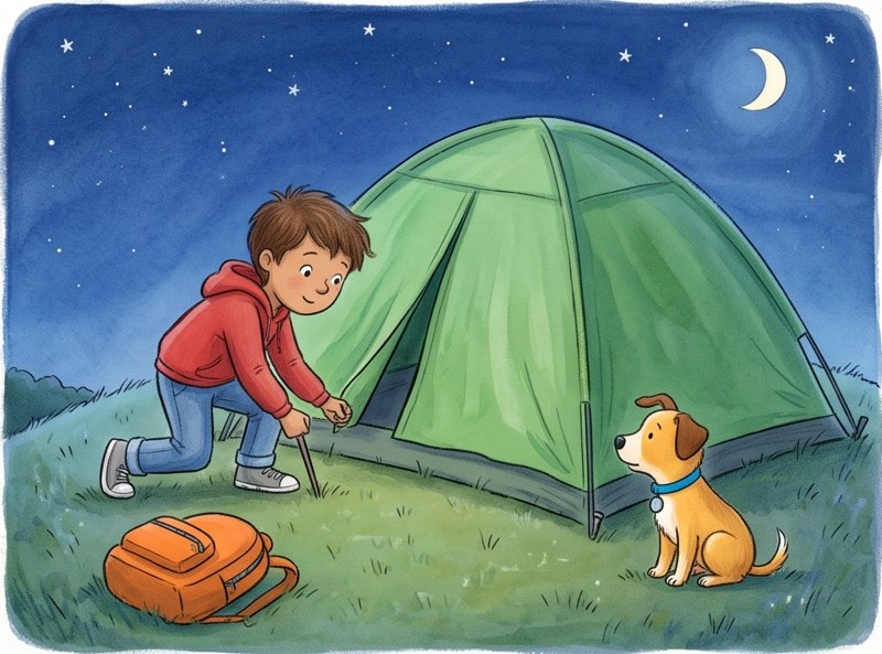 Seth's Night at Camp, page 2