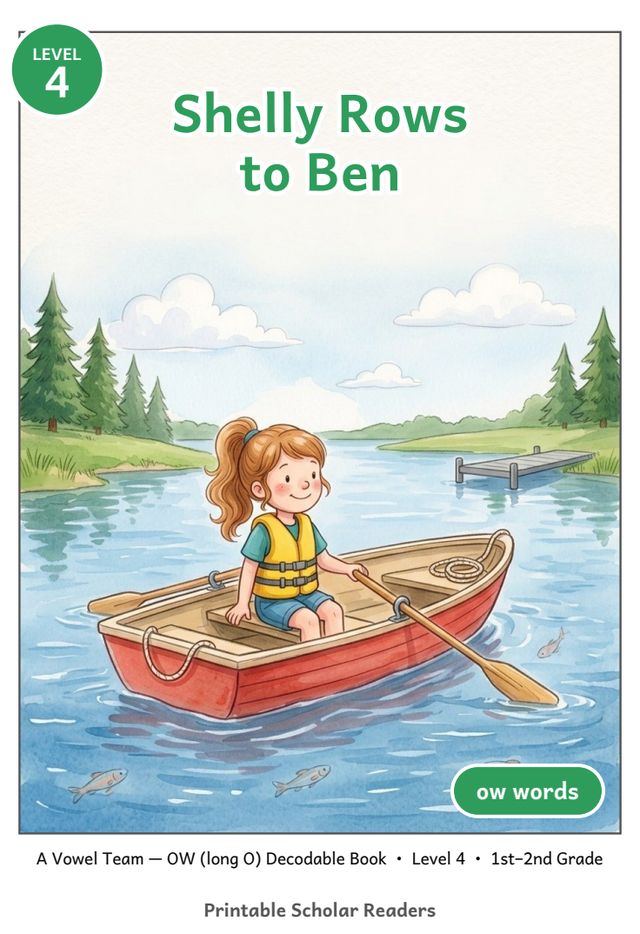 Shelly Rows to Ben printed mini-book cover