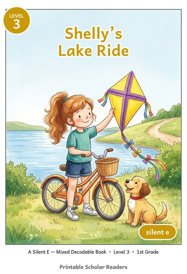 Shelly's Lake Ride printed mini-book cover