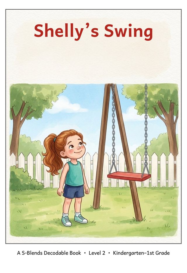 Shelly's Swing mini-book cover