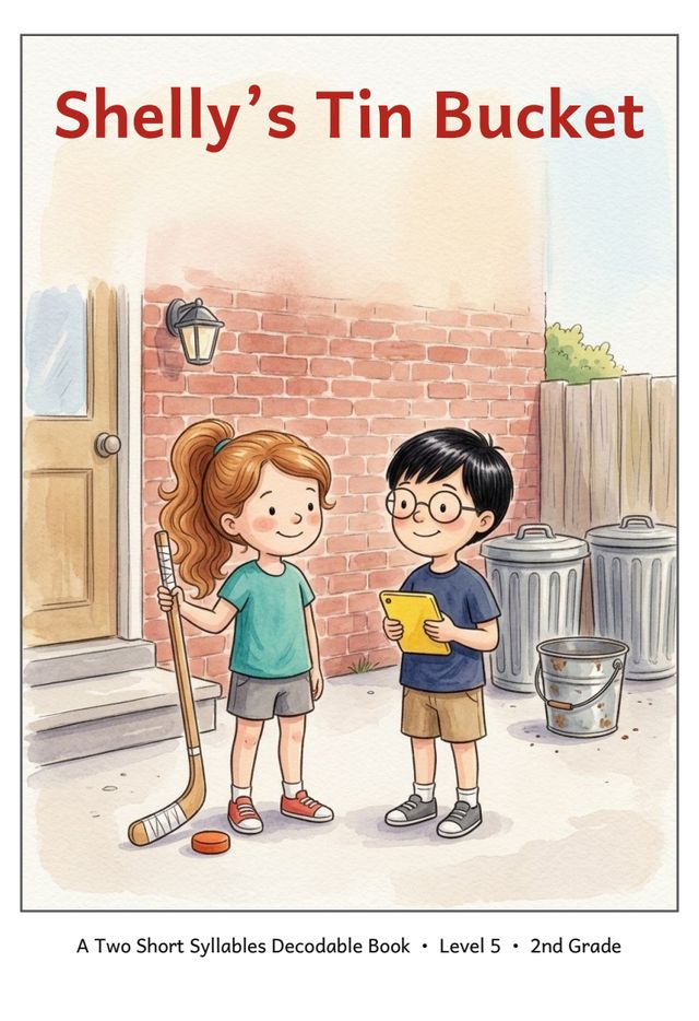 Shelly's Tin Bucket printed mini-book cover