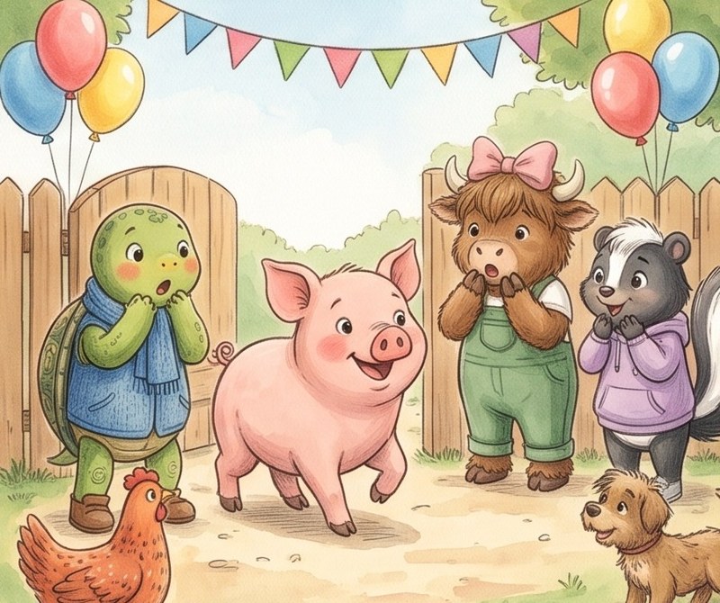 A Big Pig Came, page 5