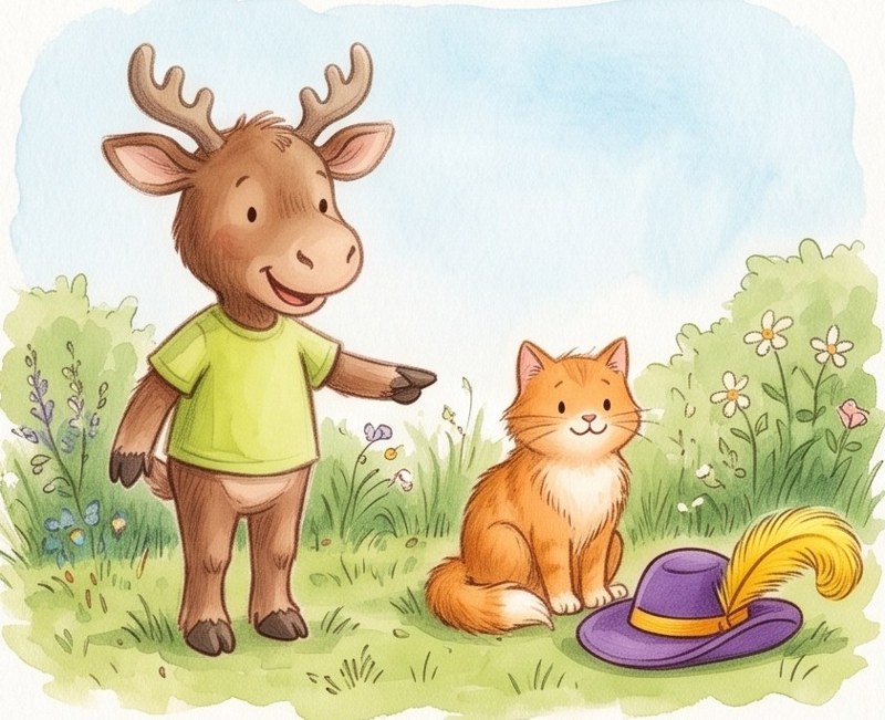 A Cat and a Hat, page 1