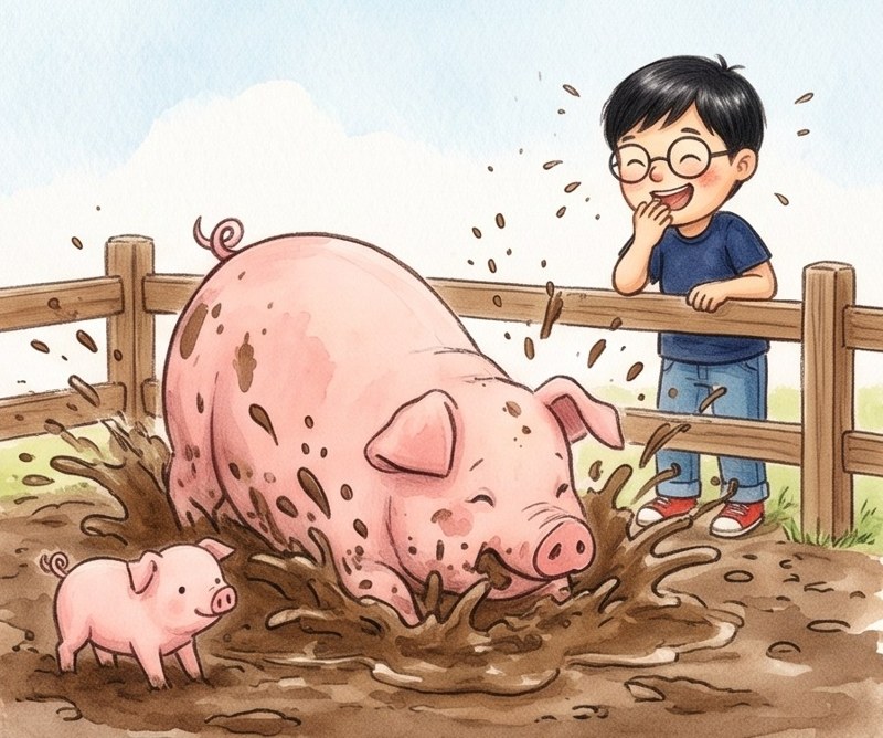 A Little Pig, page 6