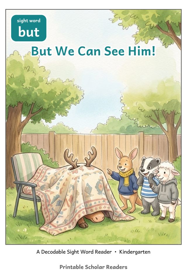 But We Can See Him! printed mini-book cover