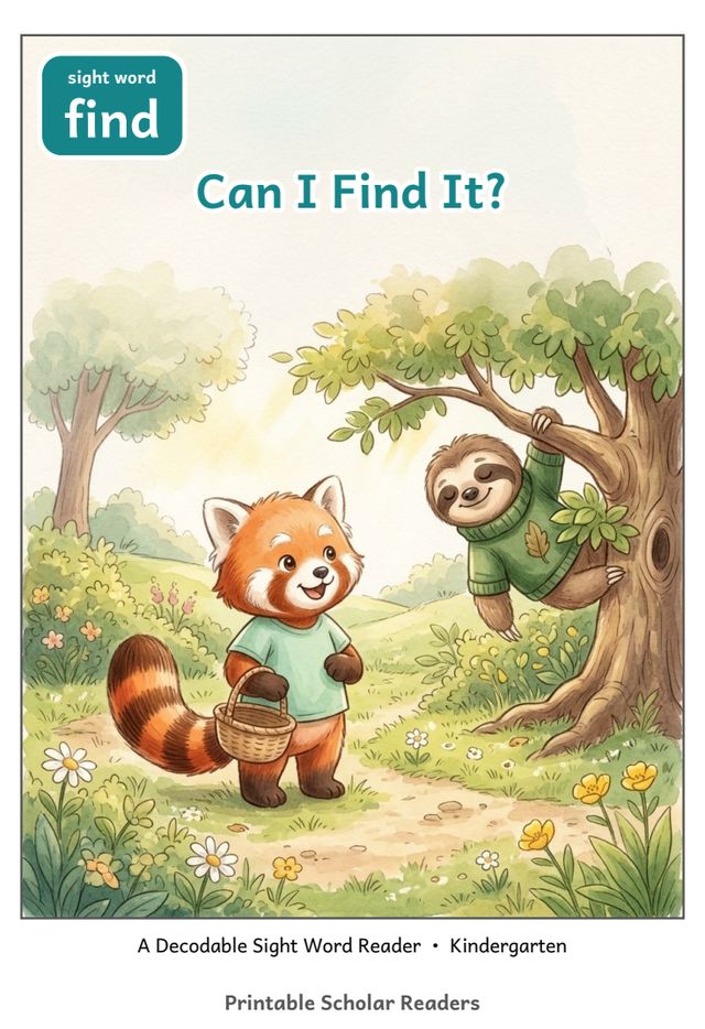 Can I Find It? printed mini-book cover