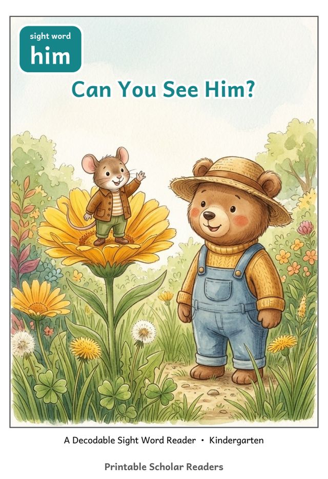 Can You See Him? printed mini-book cover