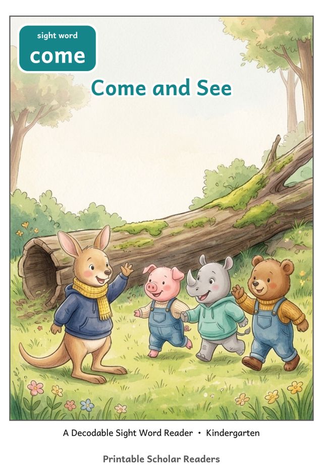 Come and See printed mini-book cover