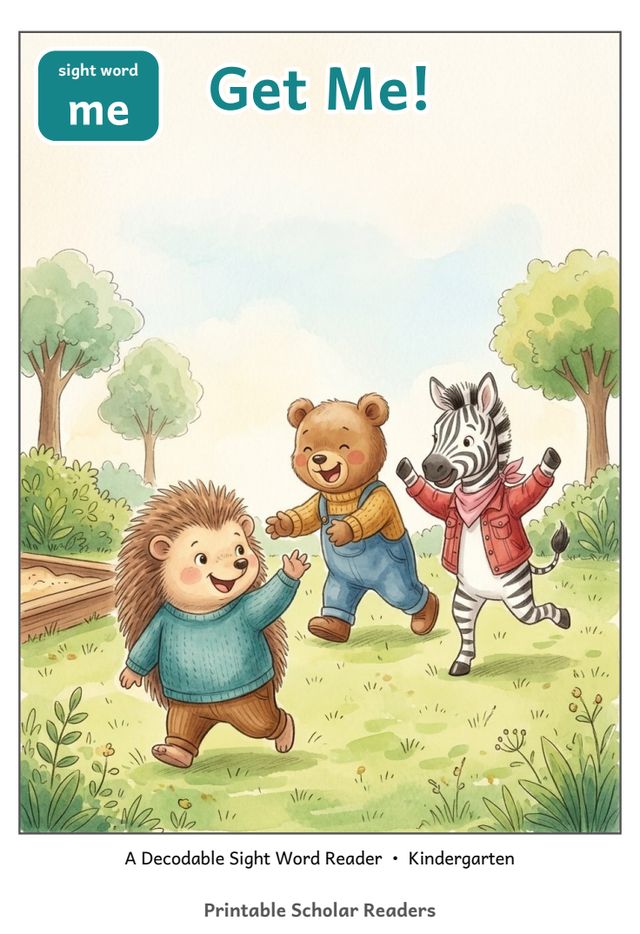 Get Me! printed mini-book cover
