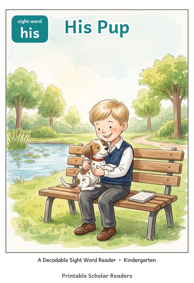 His Pup printed mini-book cover