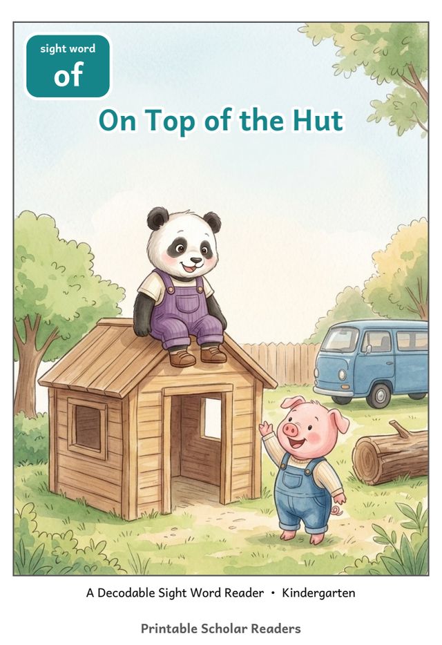 On Top of the Hut printed mini-book cover