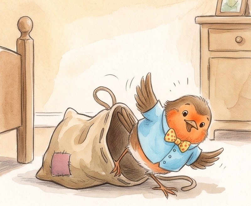 Rob Hops into Bed, page 4
