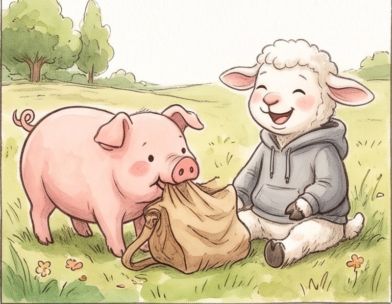 The Pig Ate the Bag, page 6