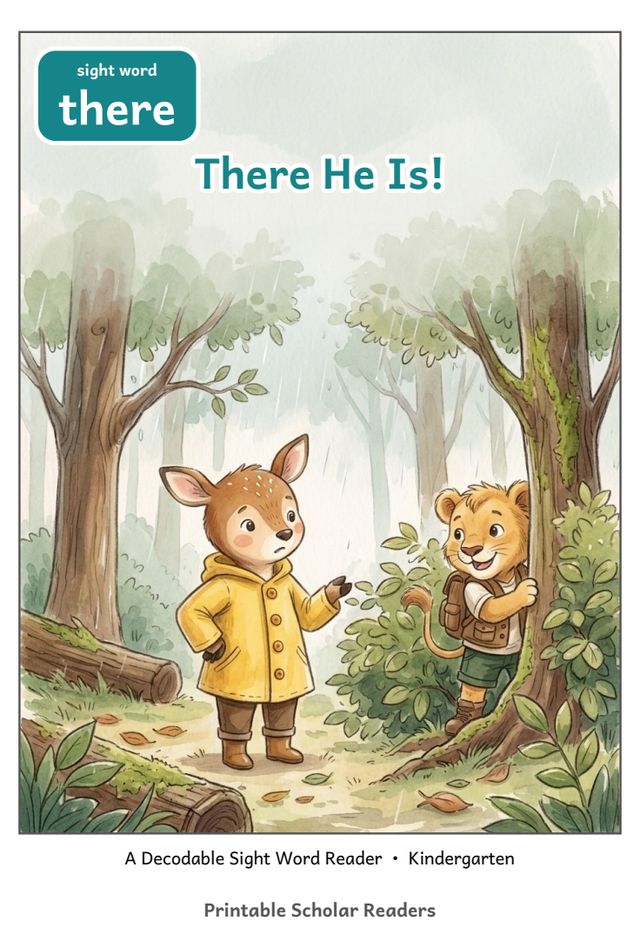 There He Is! printed mini-book cover