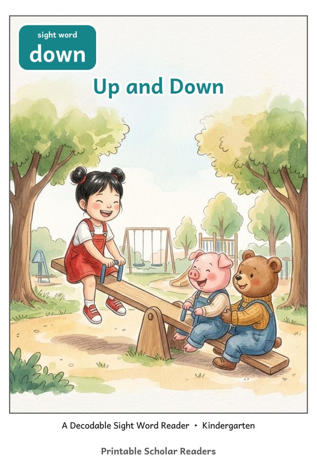 Up and Down printed mini-book cover
